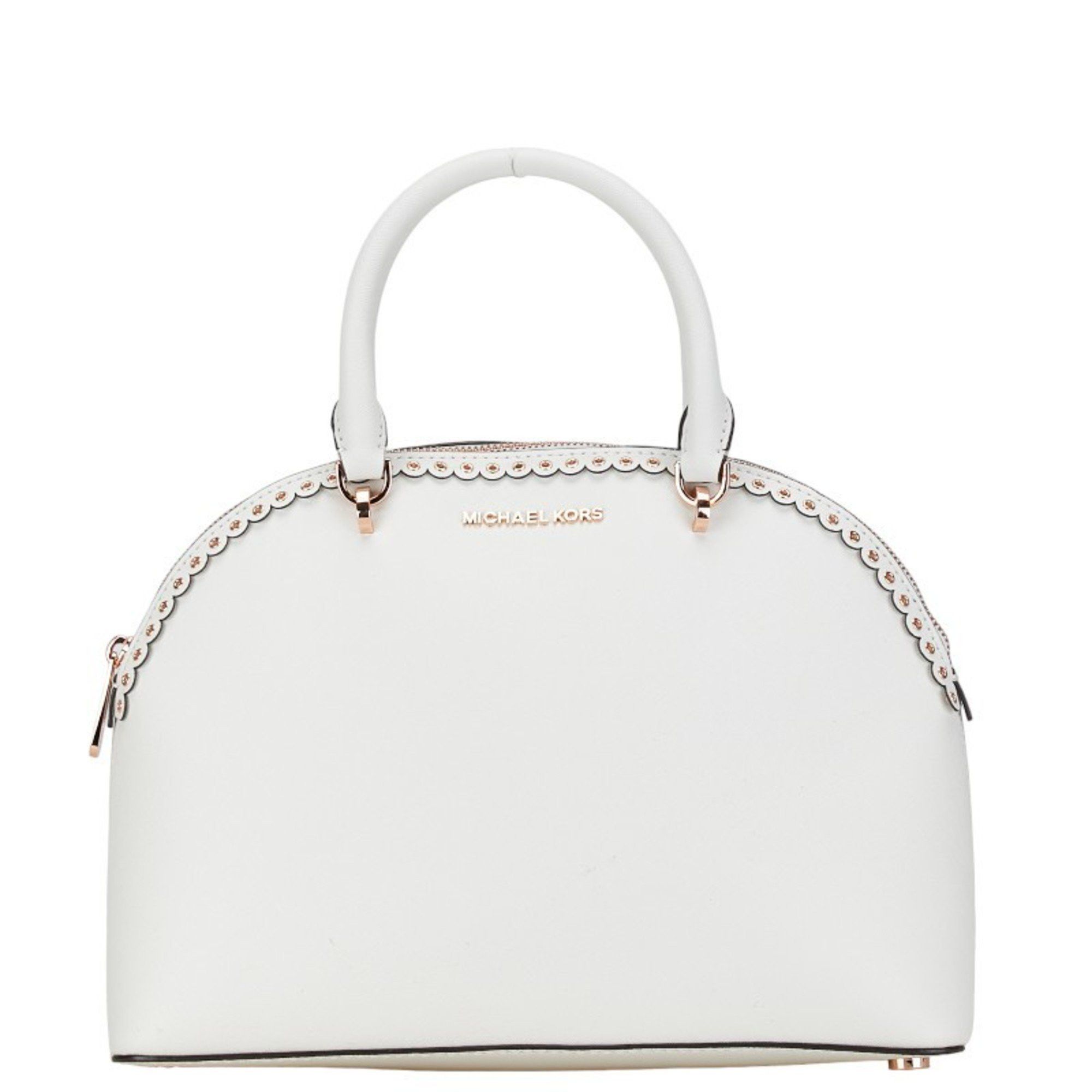 Michael Kors Michael Kors Emmy Handbag Shoulder Bag 2WAY White Leather Women's Size ONE SIZE - 2 Thumbnail