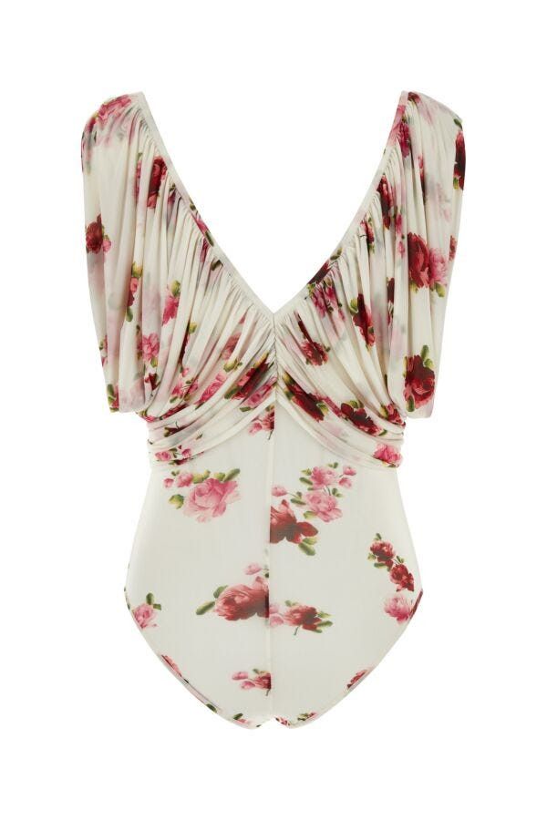 Magda Butrym Printed Jersey Bodysuit Size M / US 6-8 / IT 42-44 - 4 Thumbnail