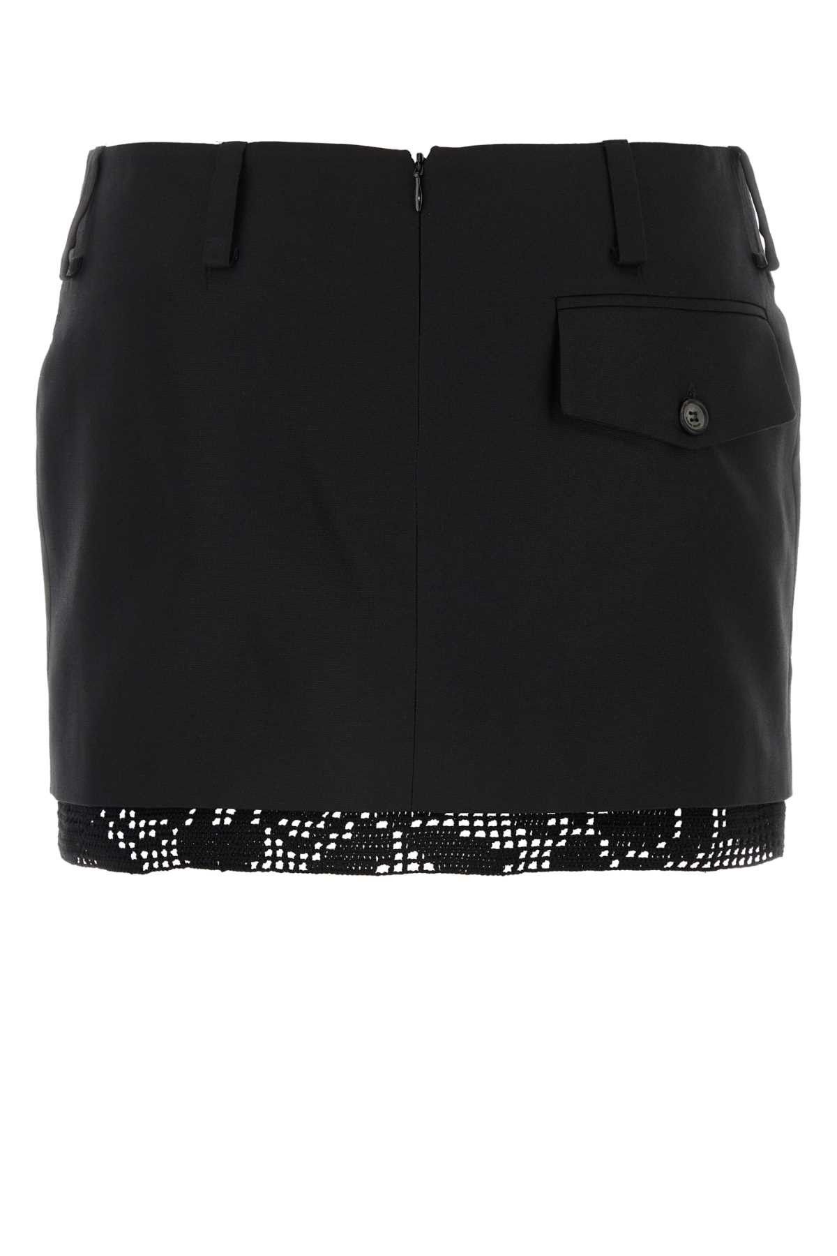Magda Butrym Black Silk Mini Skirt Size 27" / US 4 / IT 40 - 2 Thumbnail