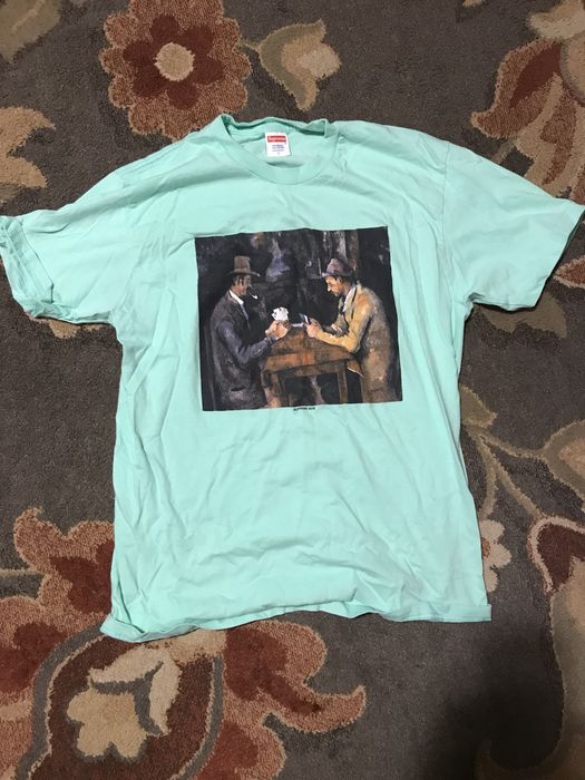 Supreme store cards tee