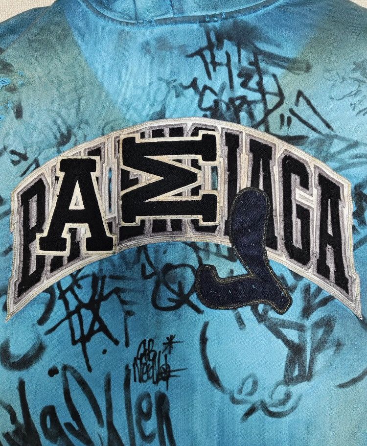 Balenciaga Balenciaga23ss Blue Manchester Jacket - DMC Size US XS / EU 42 / 0 - 3 Thumbnail