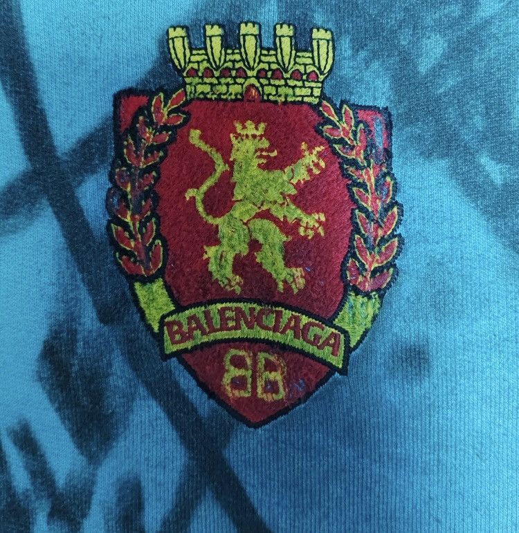 Balenciaga Balenciaga23ss Blue Manchester Jacket - DMC Size US XS / EU 42 / 0 - 4 Thumbnail