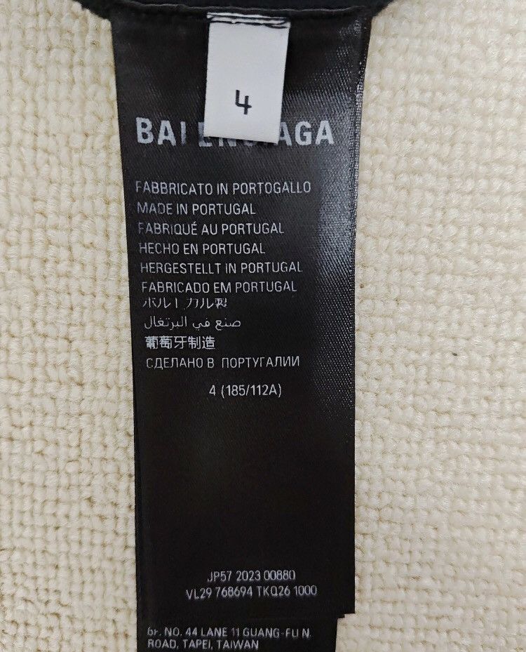 Balenciaga Balenciaga 23fw Sleeve Badge Hoodie Coat - DMC Size US XL / EU 56 / 4 - 5 Thumbnail
