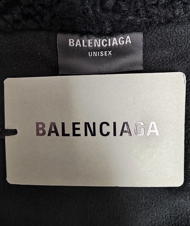 Balenciaga Balenciaga 23fw Sleeve Badge Hoodie Coat - DMC Size US XL / EU 56 / 4 - 4 Thumbnail