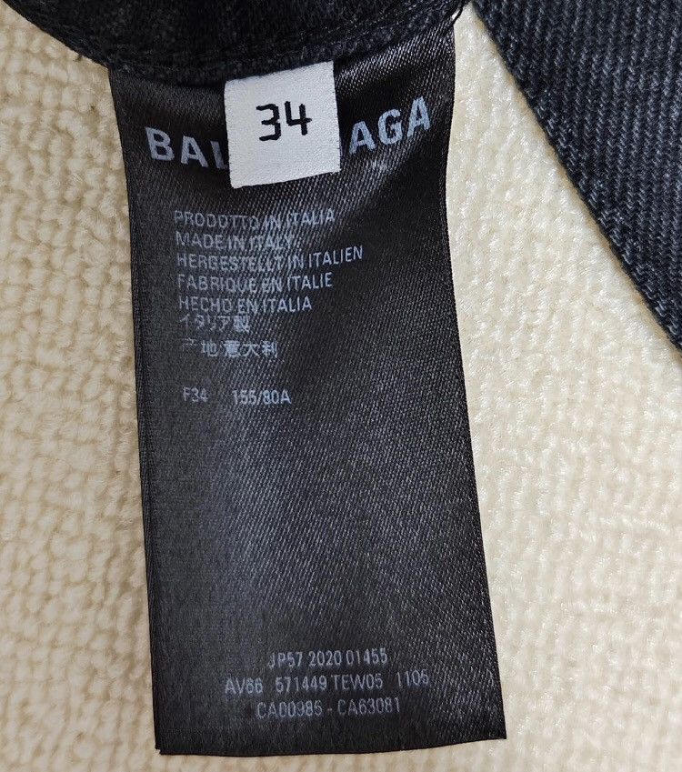 Balenciaga Balenciaga rhinestone logo denim jacket - DMC Size US M / EU 48-50 / 2 - 5 Thumbnail