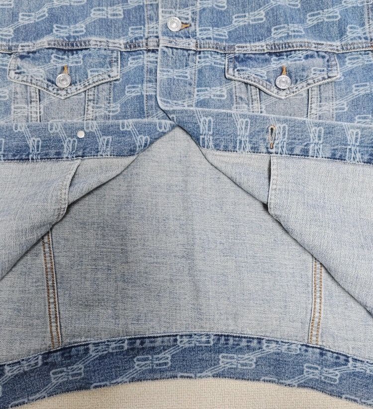 Balenciaga Balenciaga 23ss BB Monogram denim jacket - DMC Size US S / EU 44-46 / 1 - 3 Thumbnail