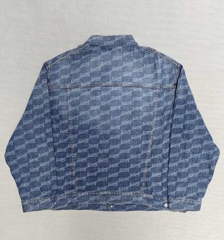 Balenciaga Balenciaga 23ss BB Monogram denim jacket - DMC Size US S / EU 44-46 / 1 - 2 Thumbnail
