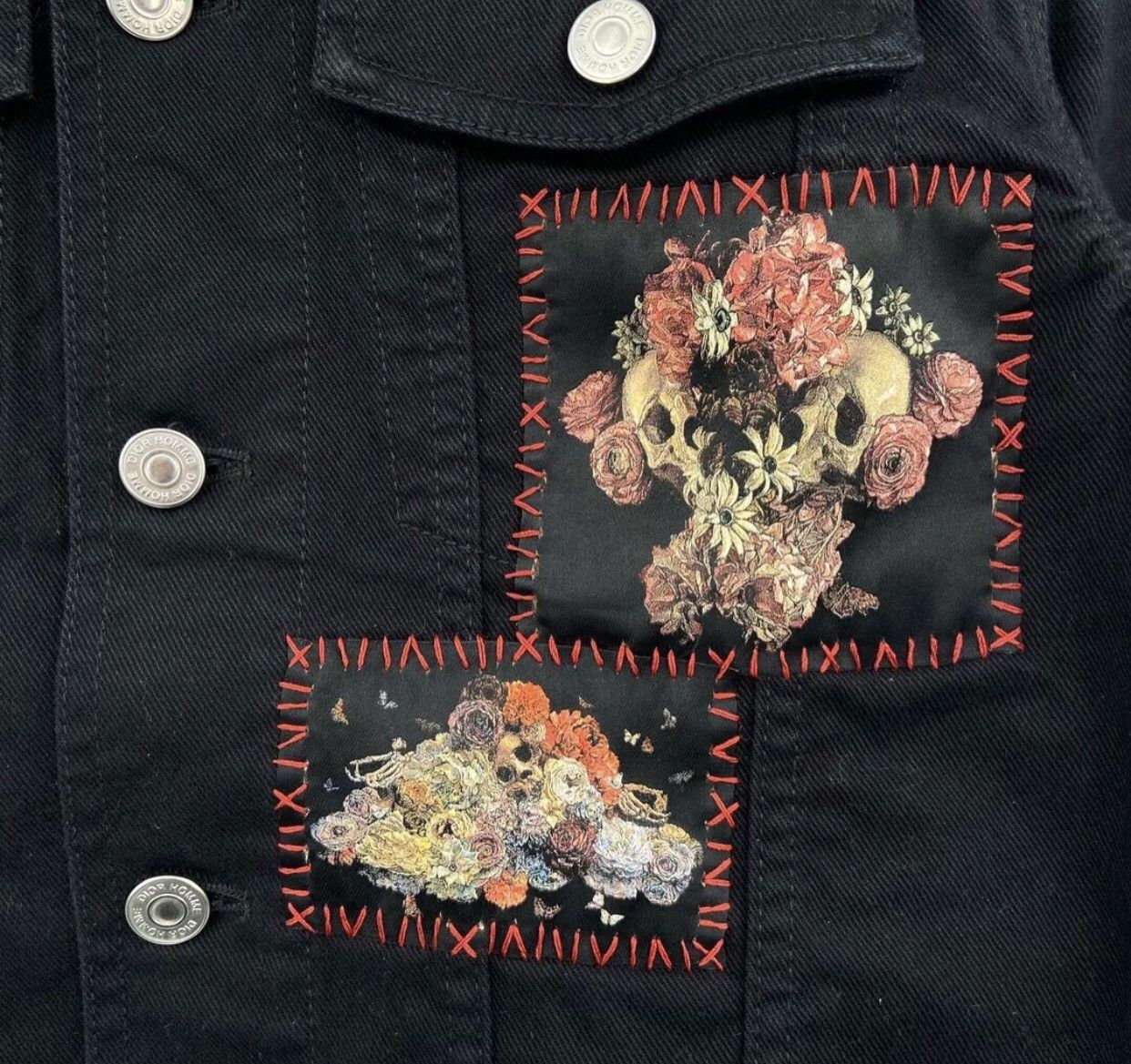 Dior Dior Co branded floral patch denim jacket - DMC Size US XS / EU 42 / 0 - 4 Thumbnail