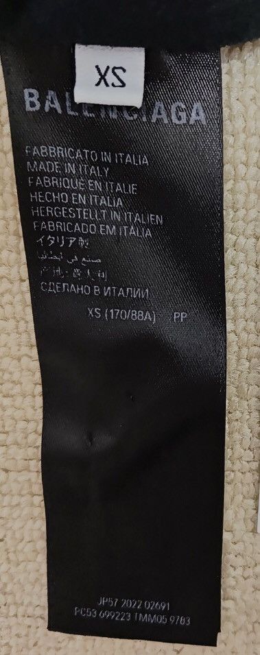Balenciaga Balenciaga 22ss flannel rendered jacket - DMC Size US XS / EU 42 / 0 - 5 Thumbnail