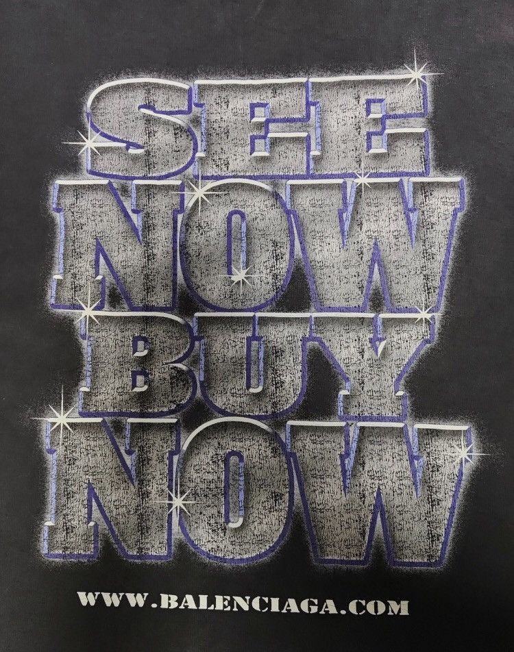 Balenciaga Balenciaga Now Buy Now Wash Short Sleeves - DMC Size US S / EU 44-46 / 1 - 3 Thumbnail