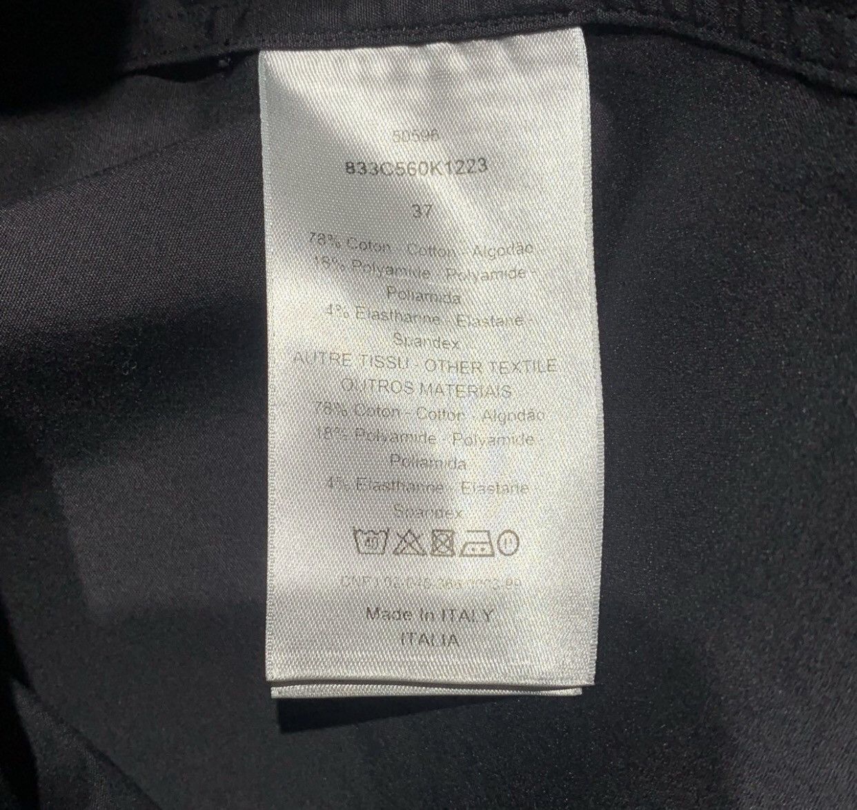 Dior Dior Bee black shirt - DMC Size US XXS / EU 40 - 4 Thumbnail