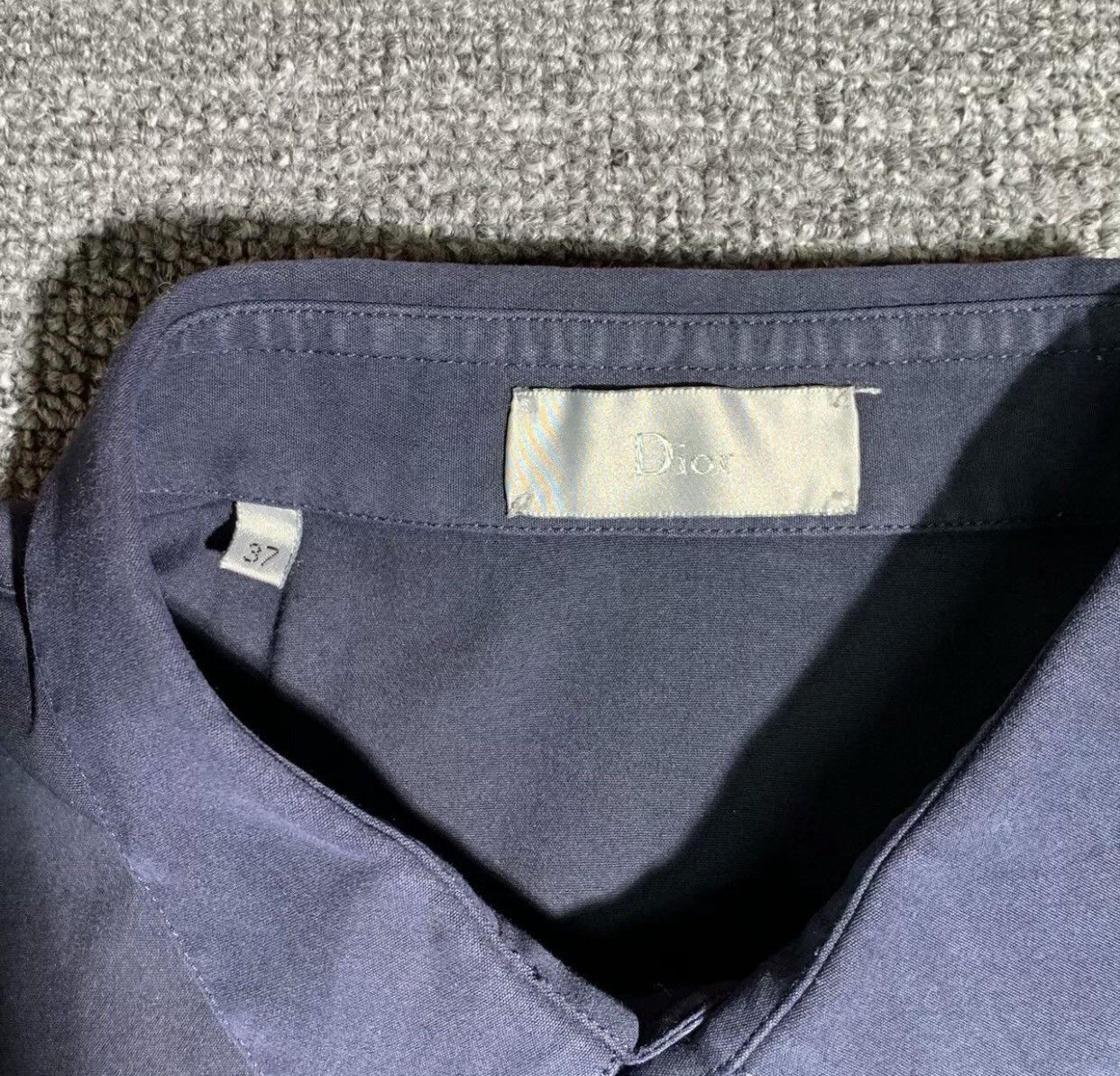 Dior Dior Deep blue shirt - DMC Size US M / EU 48-50 / 2 - 3 Thumbnail