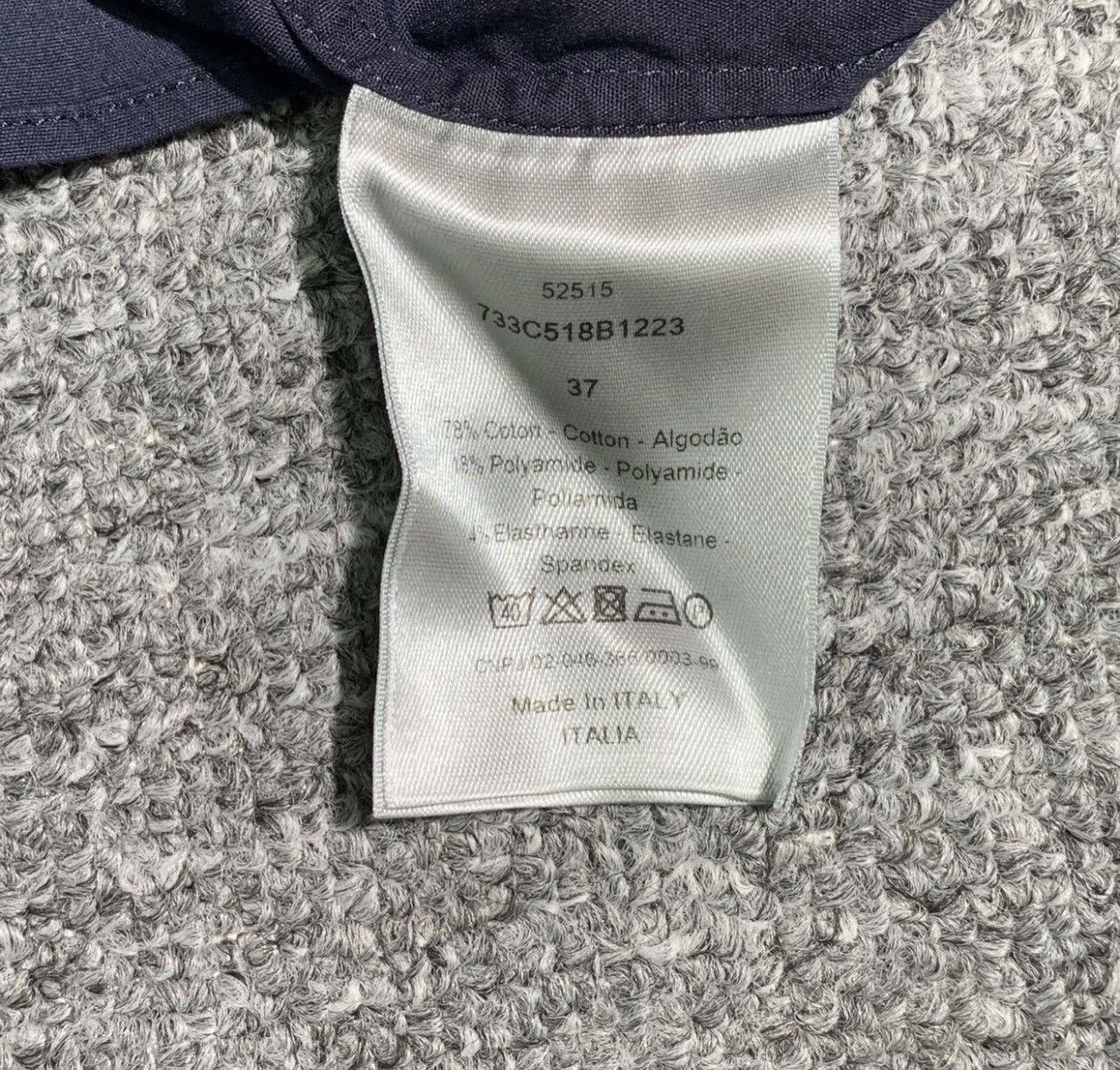 Dior Dior Deep blue shirt - DMC Size US M / EU 48-50 / 2 - 5 Thumbnail
