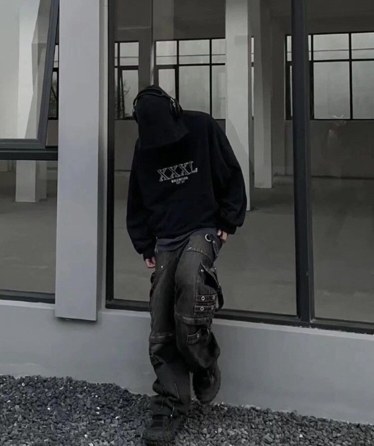 Balenciaga Balenciaga 22FW Blizzard Show 3xl Hoodie - DMC Size US M / EU 48-50 / 2 - 8 Thumbnail