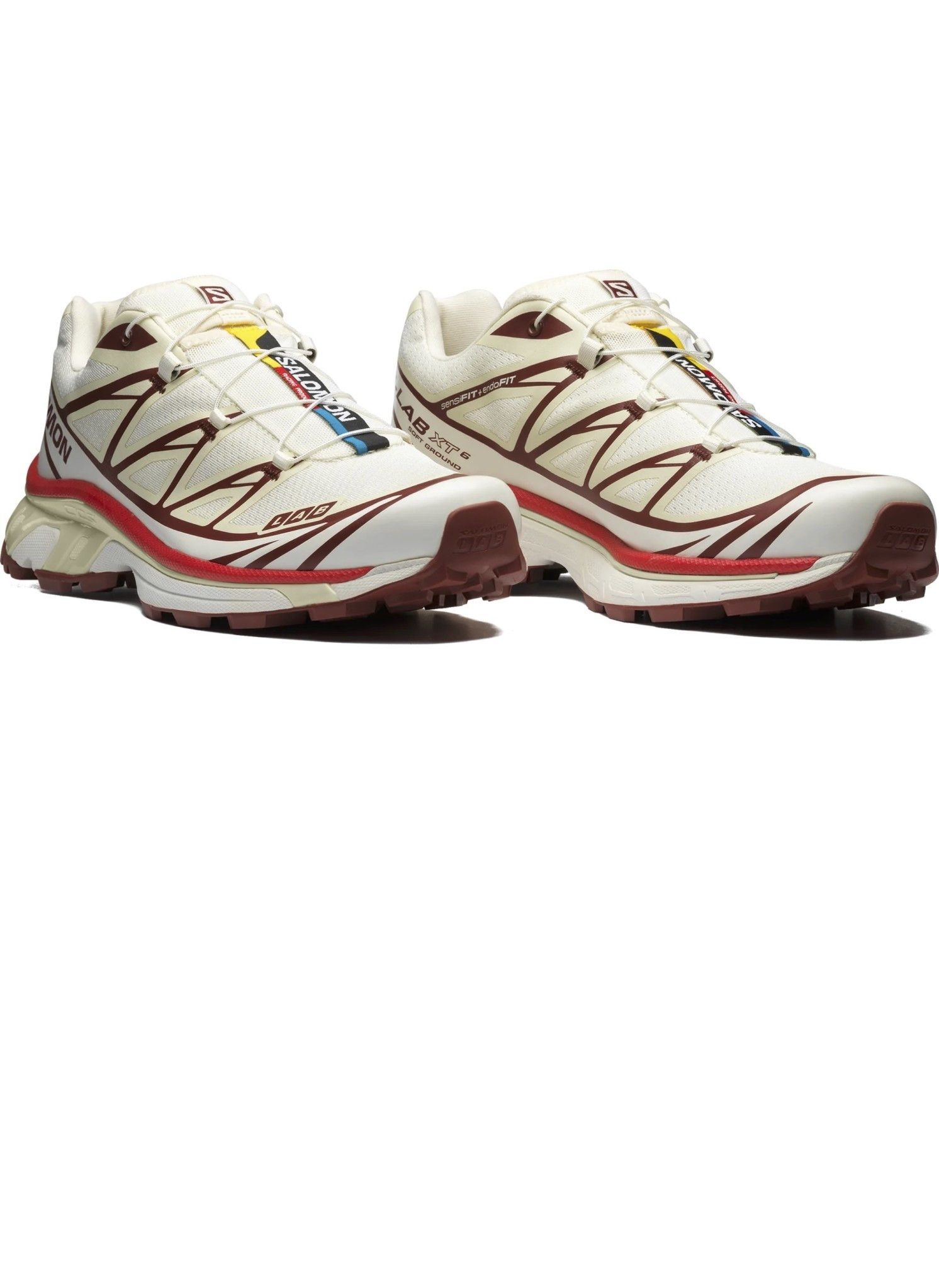 Salomon XT-6 Sneakers 'Vanilla Ice/Green Haze/Fired Brick