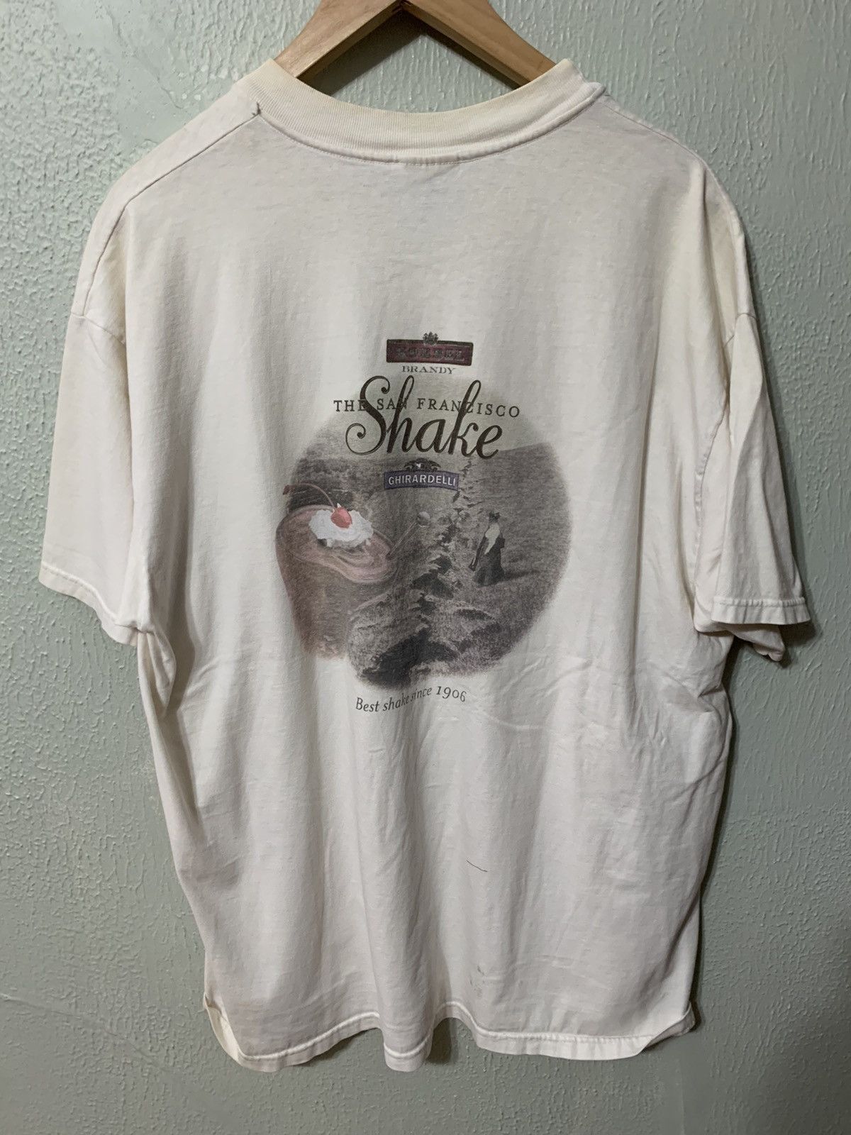 Vintage Vintage Korbel Brandy Ghirardelli Tee Size US XL / EU 56 / 4 - 3 Thumbnail