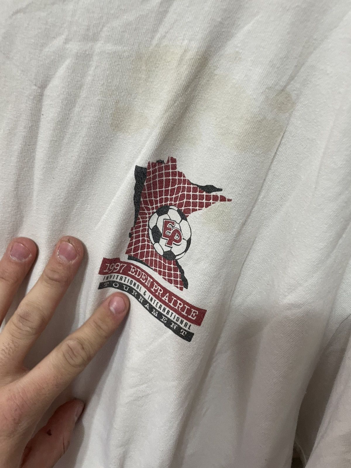 Vintage Vintage 1997 Soccer Tournament T-Shirt Size US XL / EU 56 / 4 - 3 Thumbnail