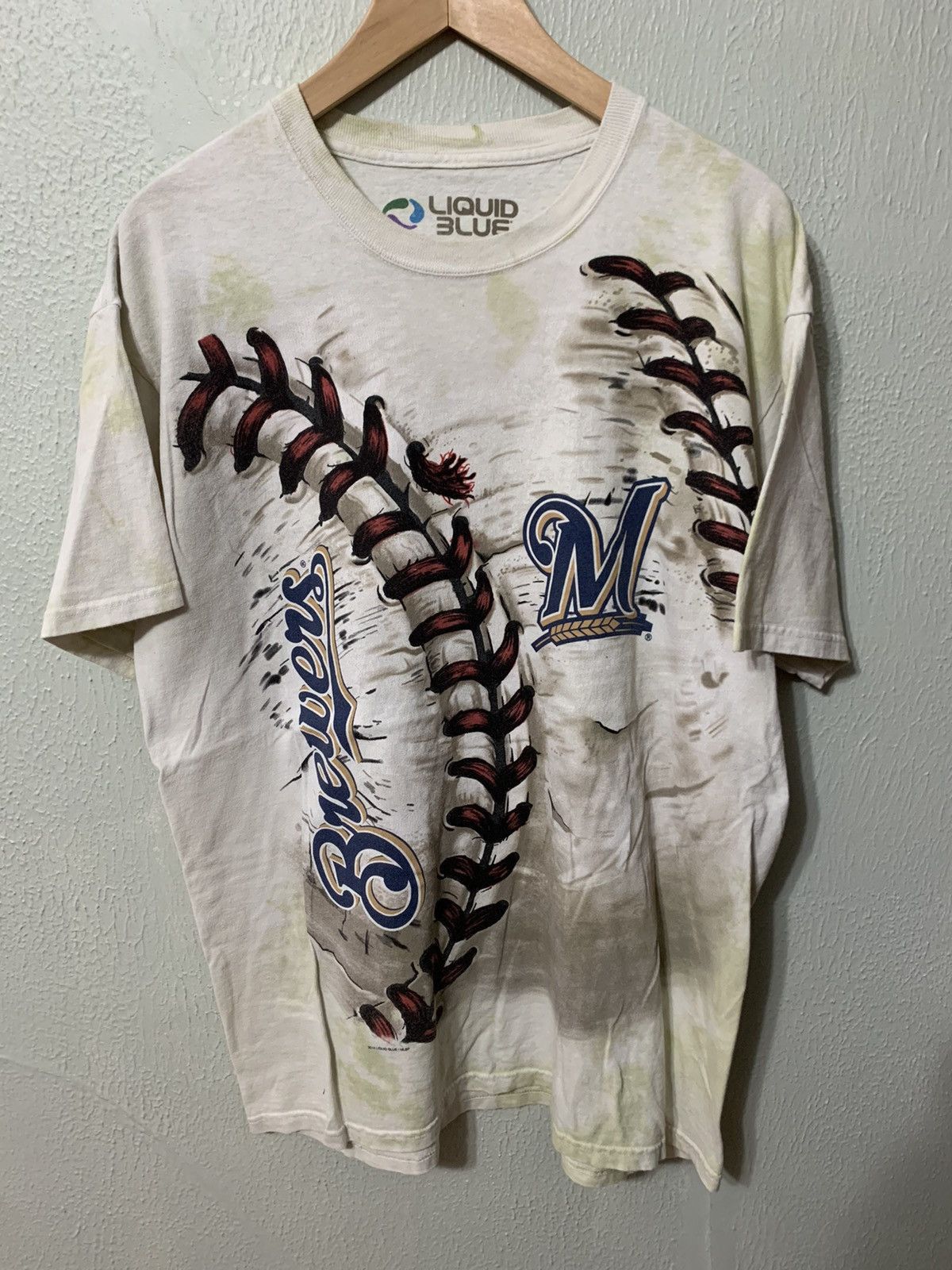 Vintage Vintage Milwaukee Brewers Tie Dye Tee Size US L / EU 52-54 / 3 - 2 Thumbnail