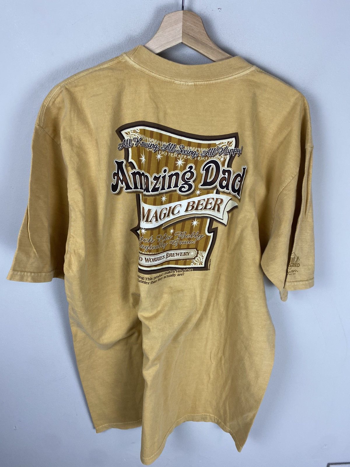 Vintage Vintage Amazing Dad Magic Beer Tee Size US XL / EU 56 / 4 - 3 Thumbnail