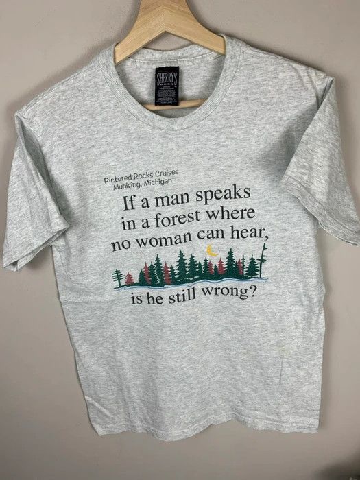 Vintage Vintage Men are Dumbasses Tee Size US S / EU 44-46 / 1 - 2 Thumbnail
