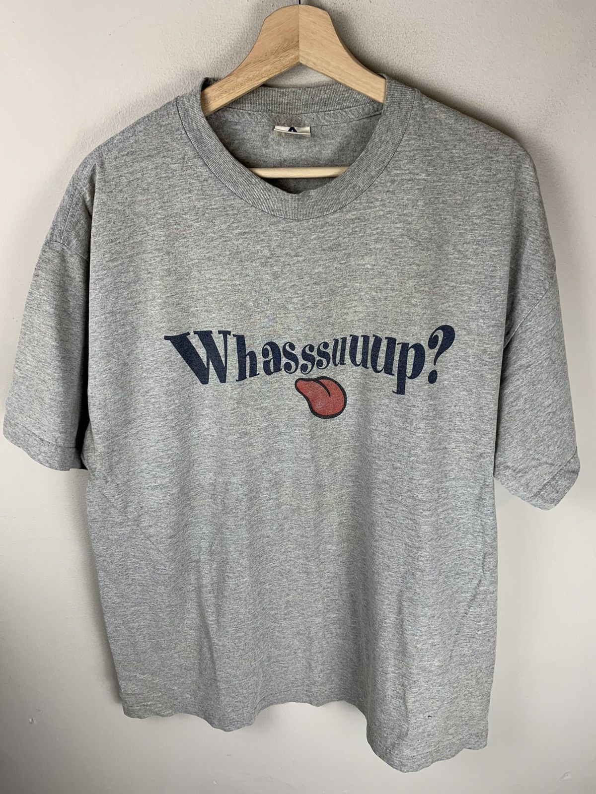 Vintage Vintage Wasssuup Tee Size US XL / EU 56 / 4 - 3 Thumbnail