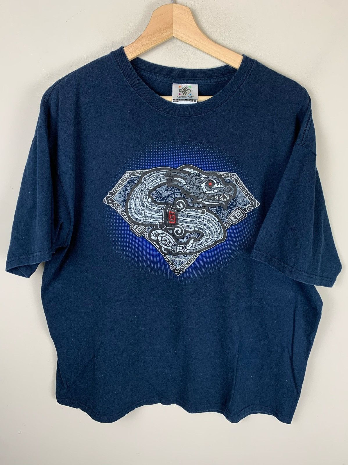 Vintage Vintage Superman Art T-Shirt Size US XL / EU 56 / 4 - 3 Thumbnail