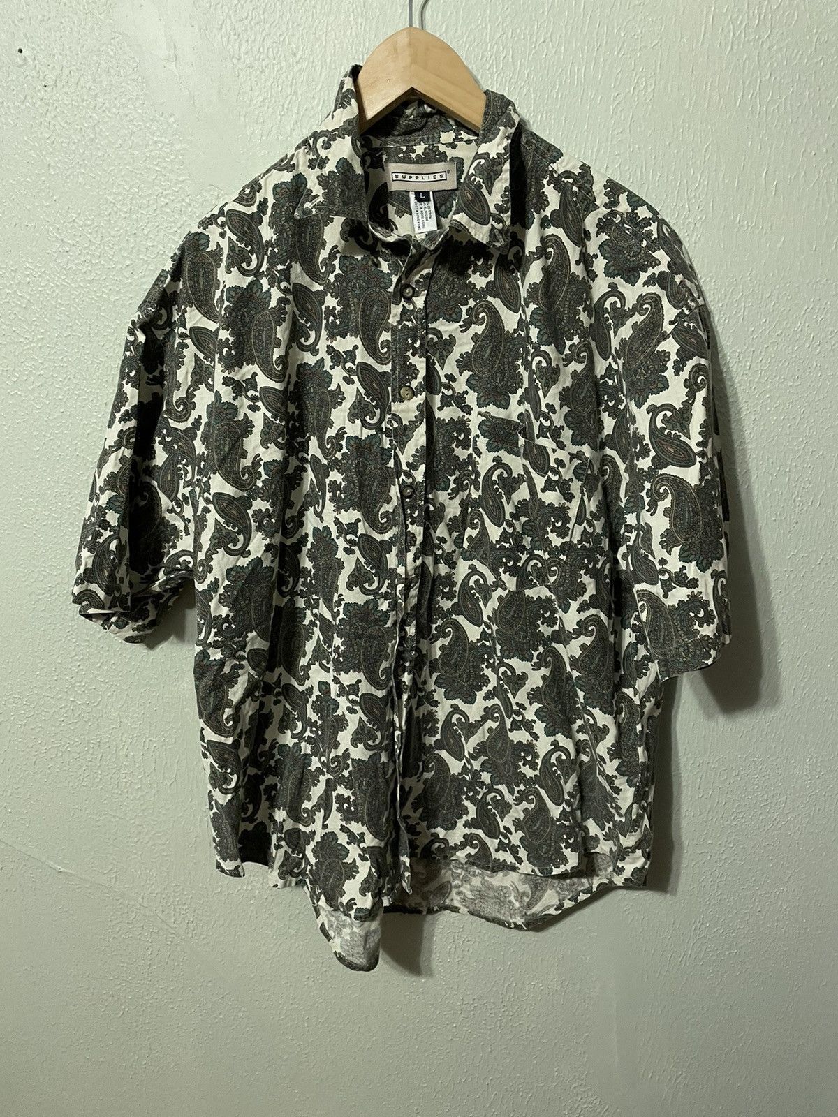 Vintage Vintage Double Paisley Shirt Size US L / EU 52-54 / 3 - 3 Thumbnail
