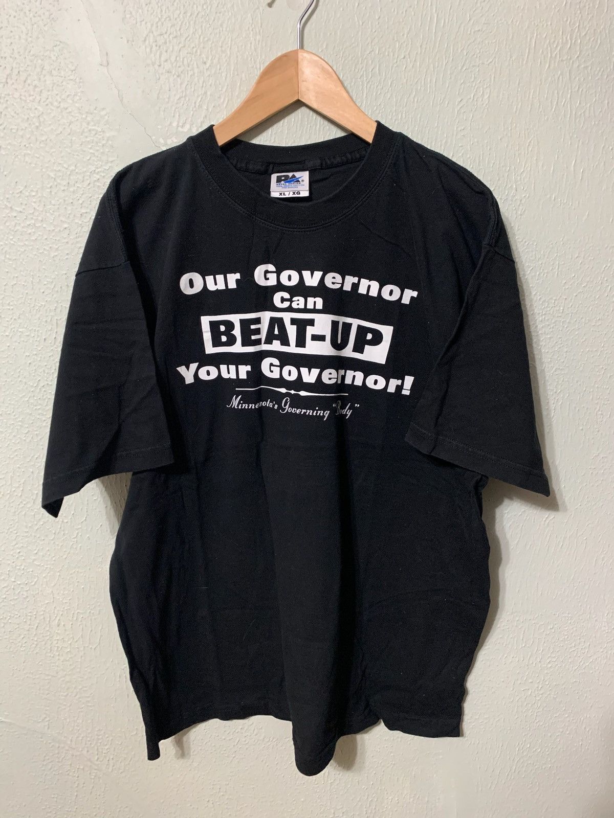 Vintage Vintage Our Governor Can Beat Up Yours Jesse Ventura Tee Size US XL / EU 56 / 4 - 3 Thumbnail