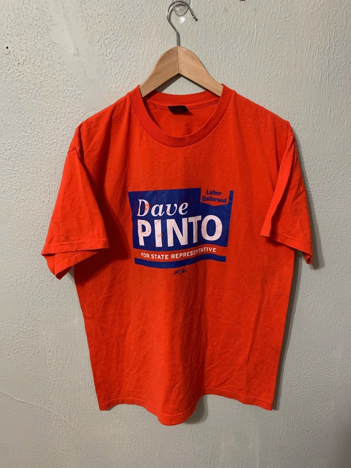 Vintage Vintage Dave Pinto State Rep T-Shirt Size US M / EU 48-50 / 2 - 2 Thumbnail