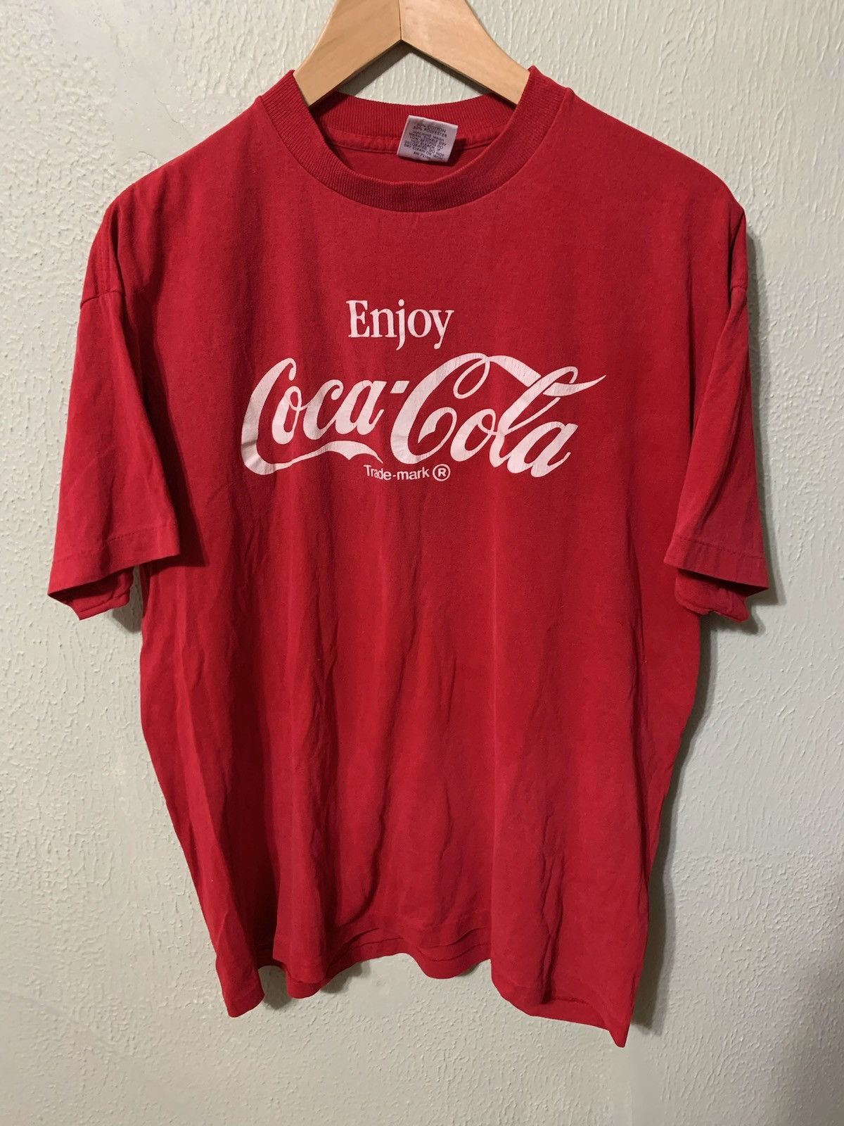 Vintage Vintage 1980s Coca Cola T-Shirt Size US XL / EU 56 / 4 - 3 Thumbnail