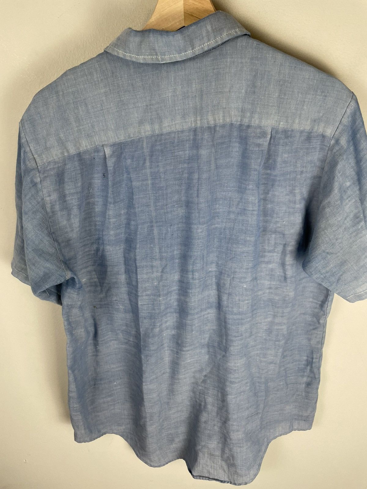Vintage Vintage 1980s Chambray Shirt Size US M / EU 48-50 / 2 - 2 Thumbnail