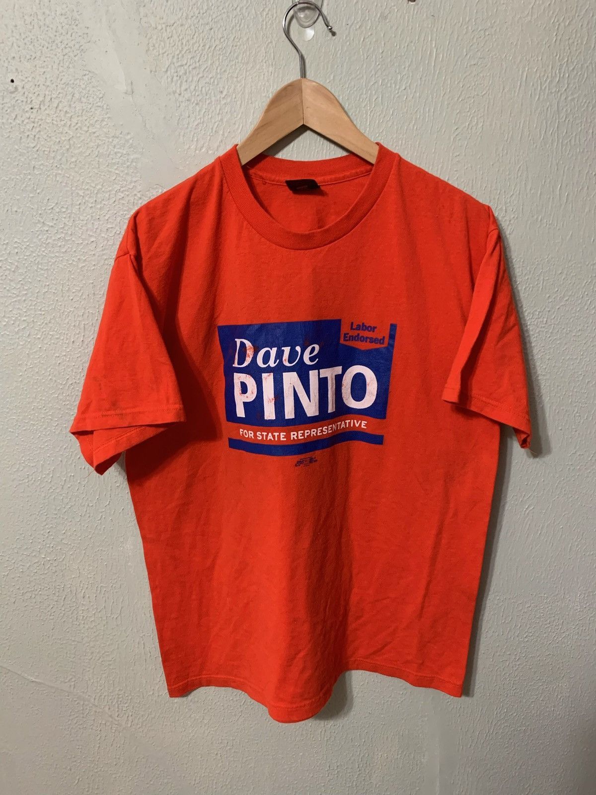 Vintage Vintage Dave Pinto State Rep T-Shirt Size US M / EU 48-50 / 2 - 3 Thumbnail