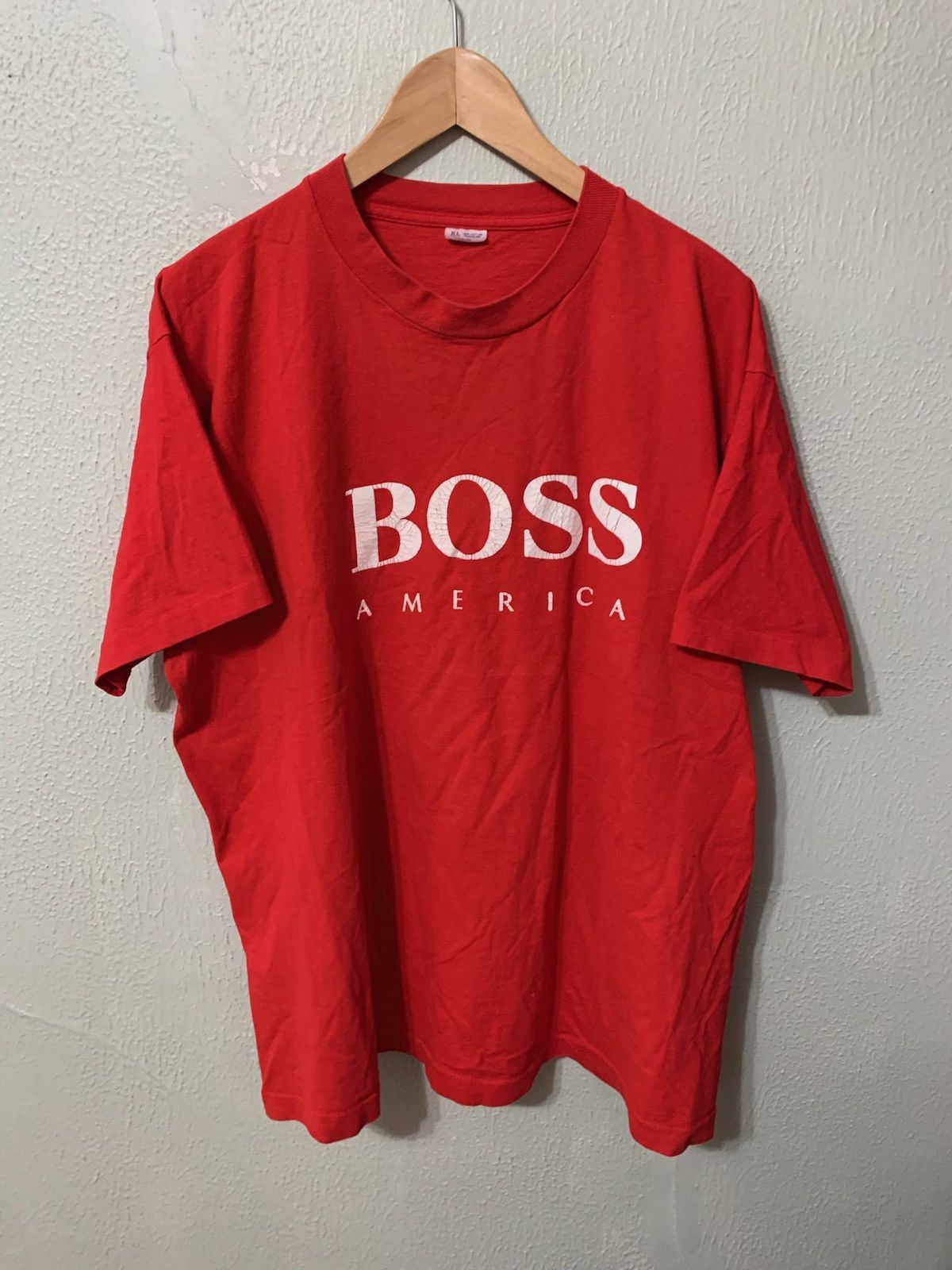 Vintage Vintage Boss America Tee Size US XL / EU 56 / 4 - 2 Thumbnail