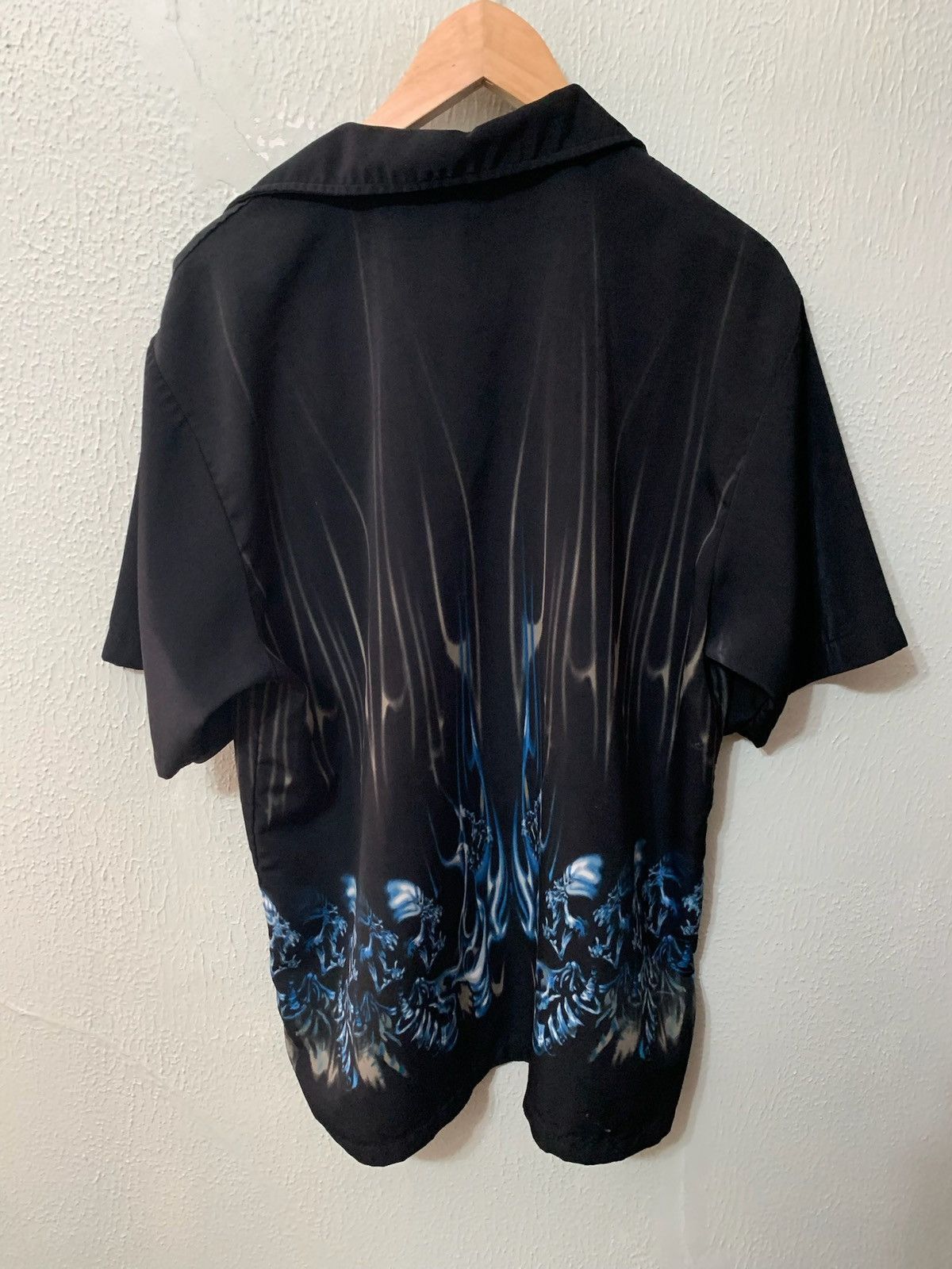 Vintage Vintage Ghoulish Skulls Biker Shirt Size US M / EU 48-50 / 2 - 2 Thumbnail