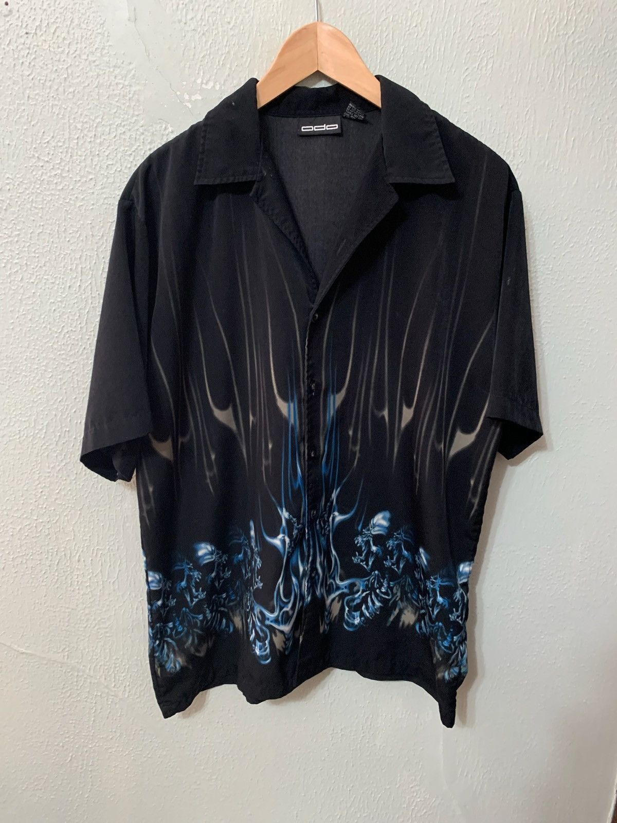 Vintage Vintage Ghoulish Skulls Biker Shirt Size US M / EU 48-50 / 2 - 3 Thumbnail