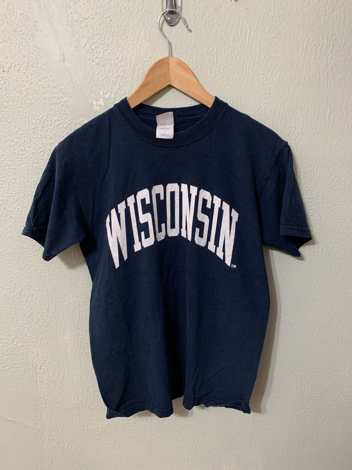 Vintage Vintage Navy Wisconsin Size US S / EU 44-46 / 1 - 3 Thumbnail