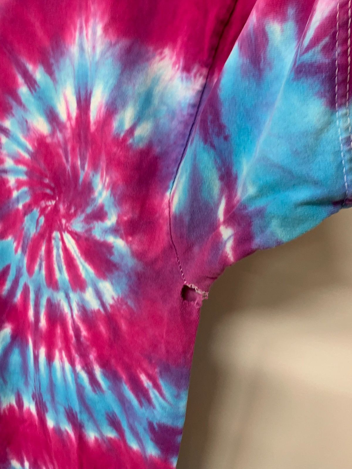 Vintage Vintage Candy Cane Tie Dye Tee Size US M / EU 48-50 / 2 - 2 Thumbnail