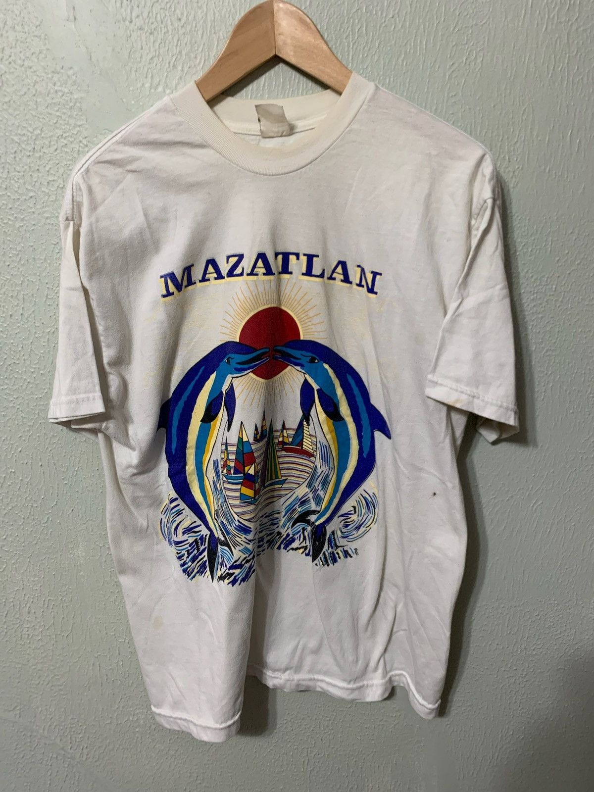 Vintage Vintage Mazatlan Dolphins T-Shirt Size US L / EU 52-54 / 3 - 3 Thumbnail