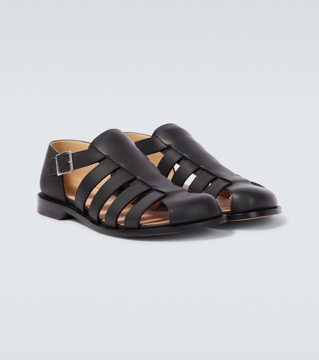 Loewe Campo Leather Fisherman Sandals Size US 11 / EU 44 - 3 Thumbnail