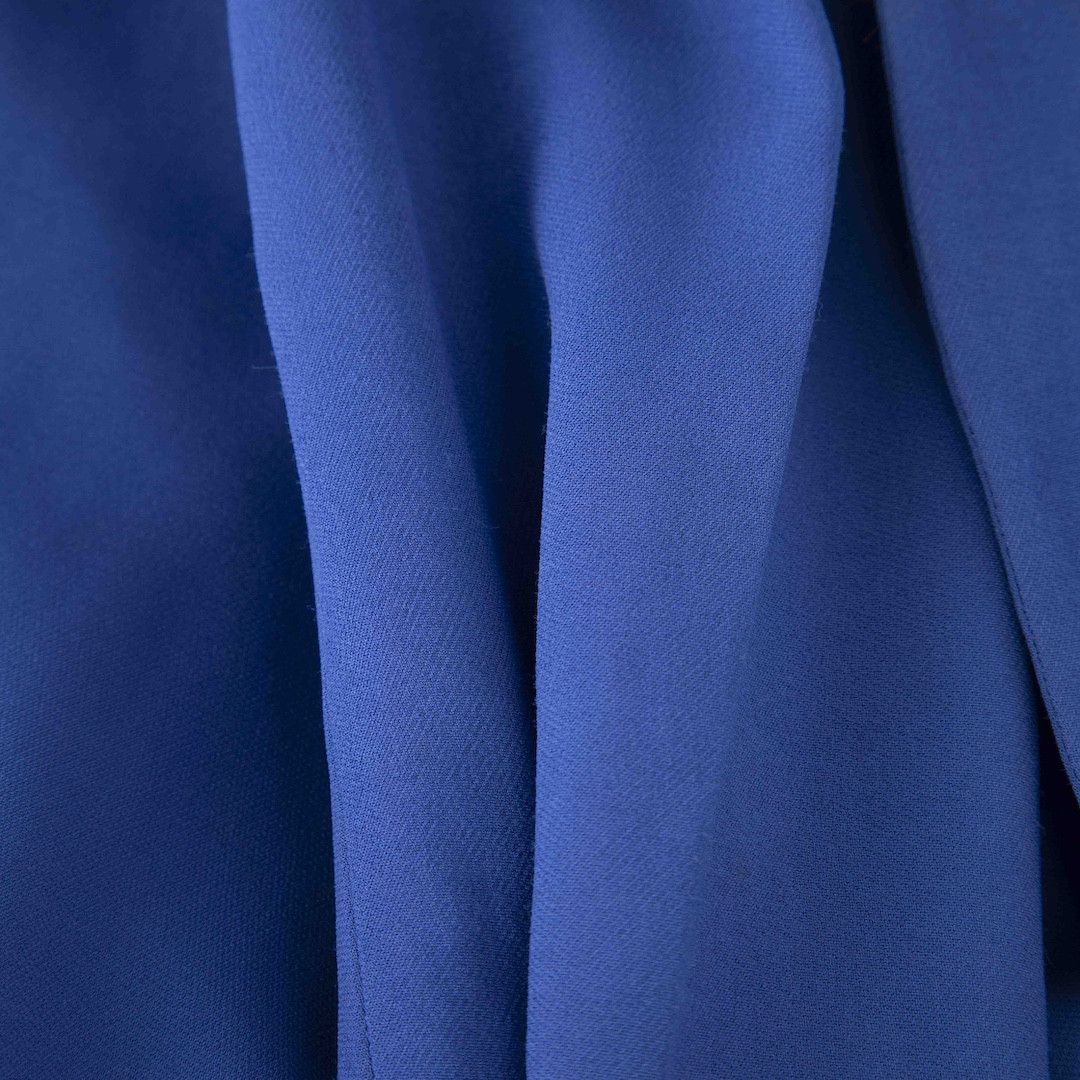 Emilio Pucci Blue Ruffle Neck Tie Dress Size XS / US 0-2 / IT 36-38 - 4 Thumbnail