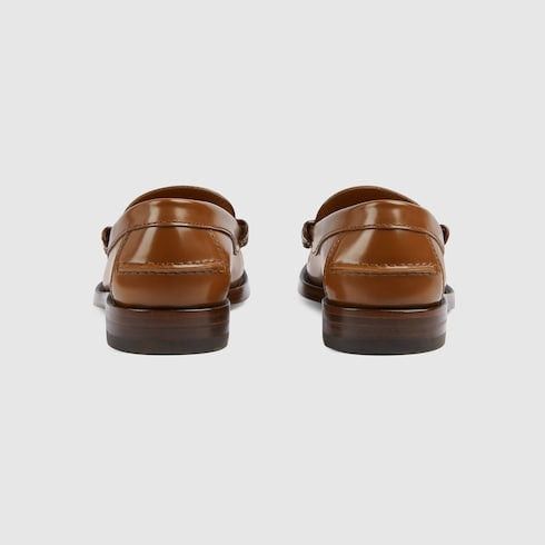 Gucci Gucci Interlocking G Leather Loafers SIZE 37 Size ONE SIZE - 3 Thumbnail