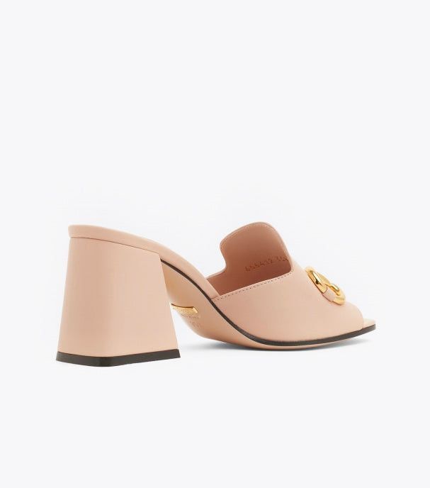 Gucci Horsebit Heel Mules in Pink SIZE 40.5