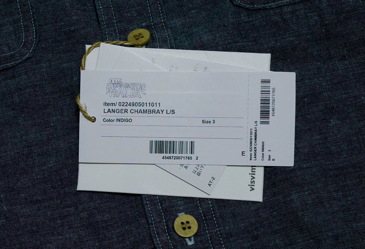 Visvim visvim ict langer chambray shirt Size US L / EU 52-54 / 3 - 4 Thumbnail