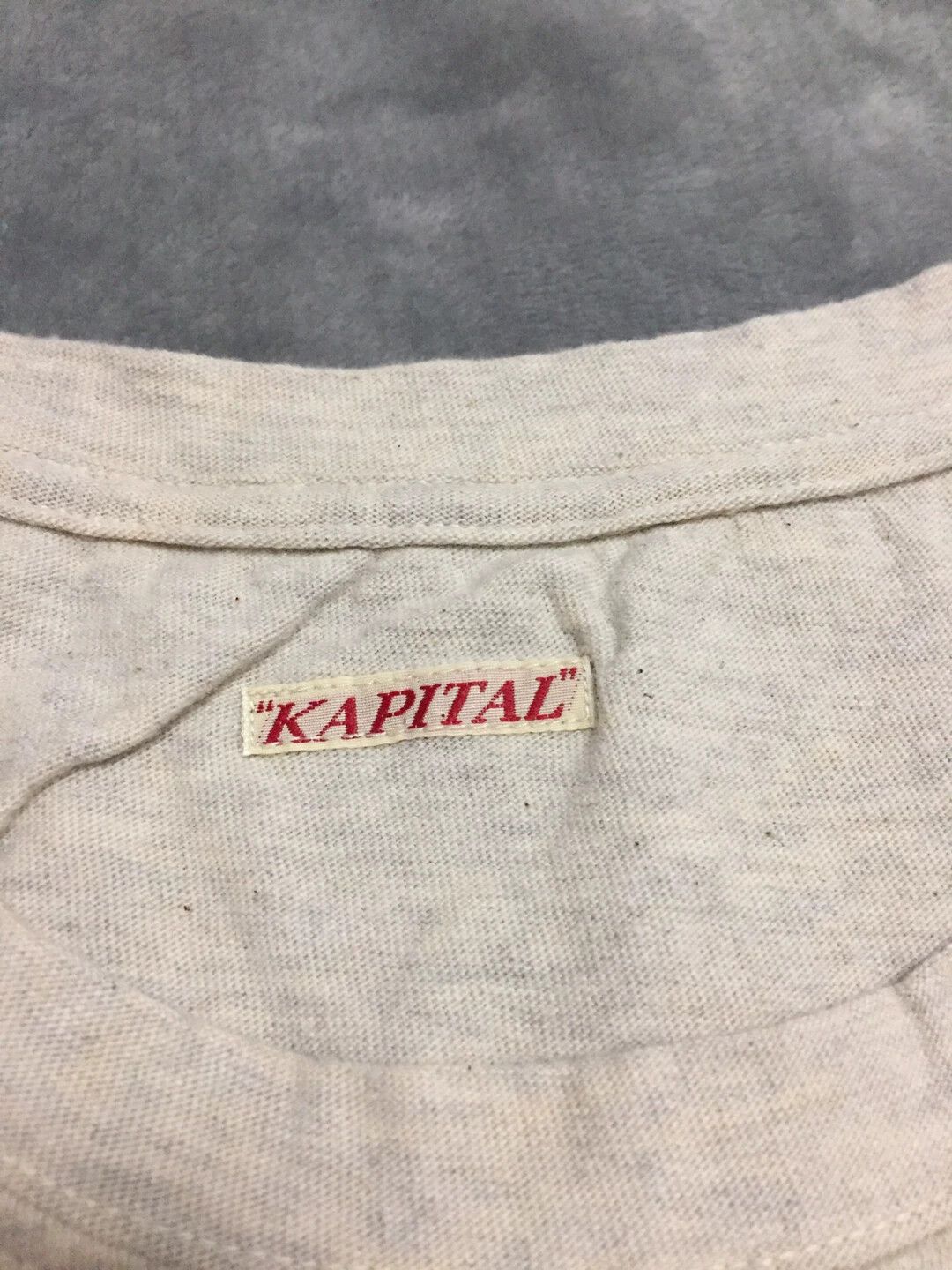 Kapital kapital Vintage do old printed short sleeve T-shirt Size US XL / EU 56 / 4 - 3 Thumbnail
