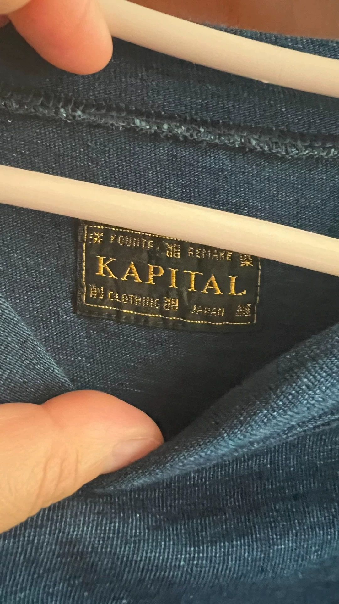 Kapital kapital cotton blue dyed thorn broad short sleeve Size US L / EU 52-54 / 3 - 9 Thumbnail