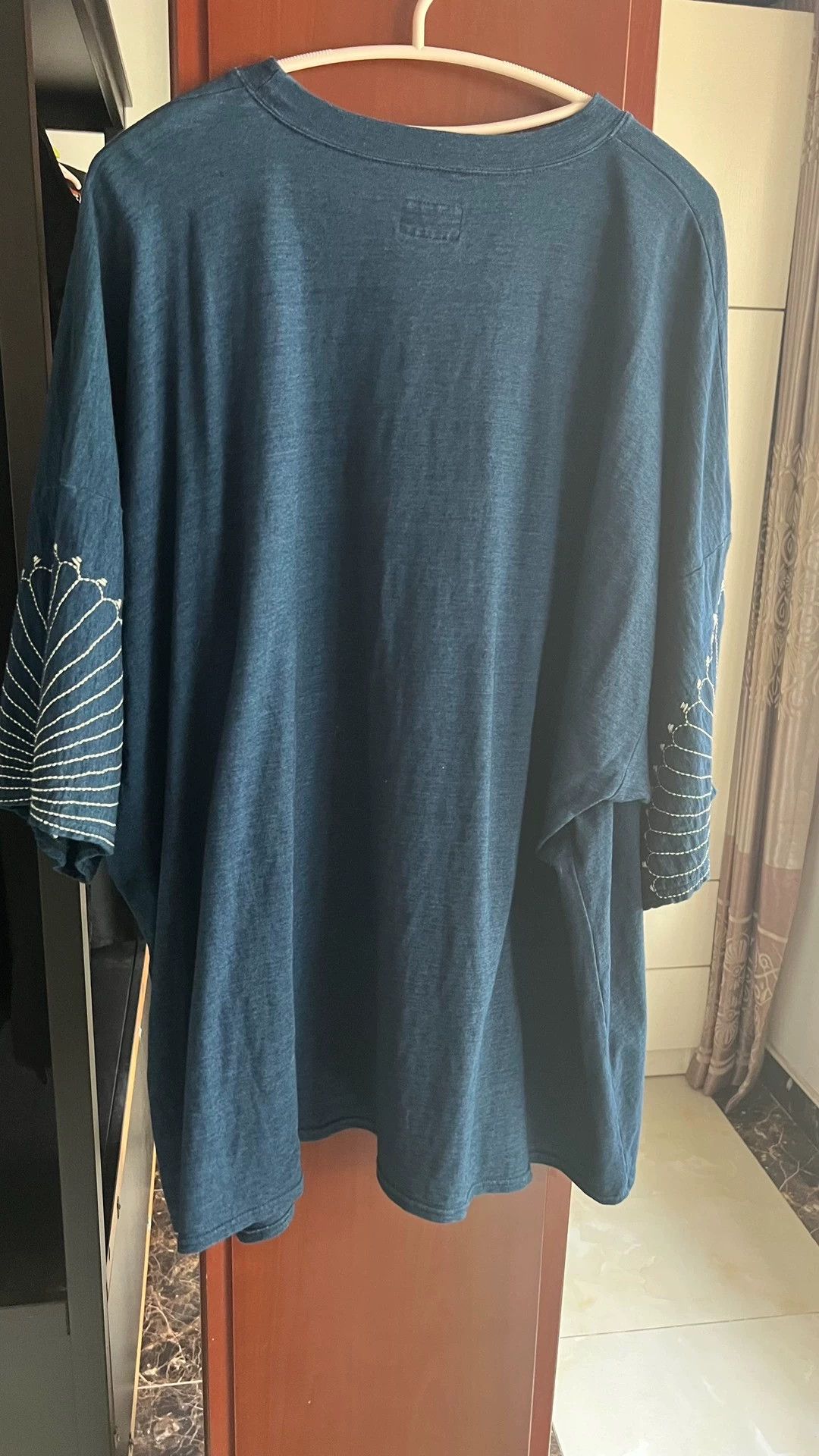Kapital kapital cotton blue dyed thorn broad short sleeve Size US L / EU 52-54 / 3 - 4 Thumbnail