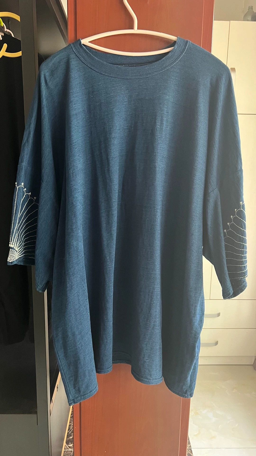 Kapital kapital cotton blue dyed thorn broad short sleeve Size US L / EU 52-54 / 3 - 5 Thumbnail