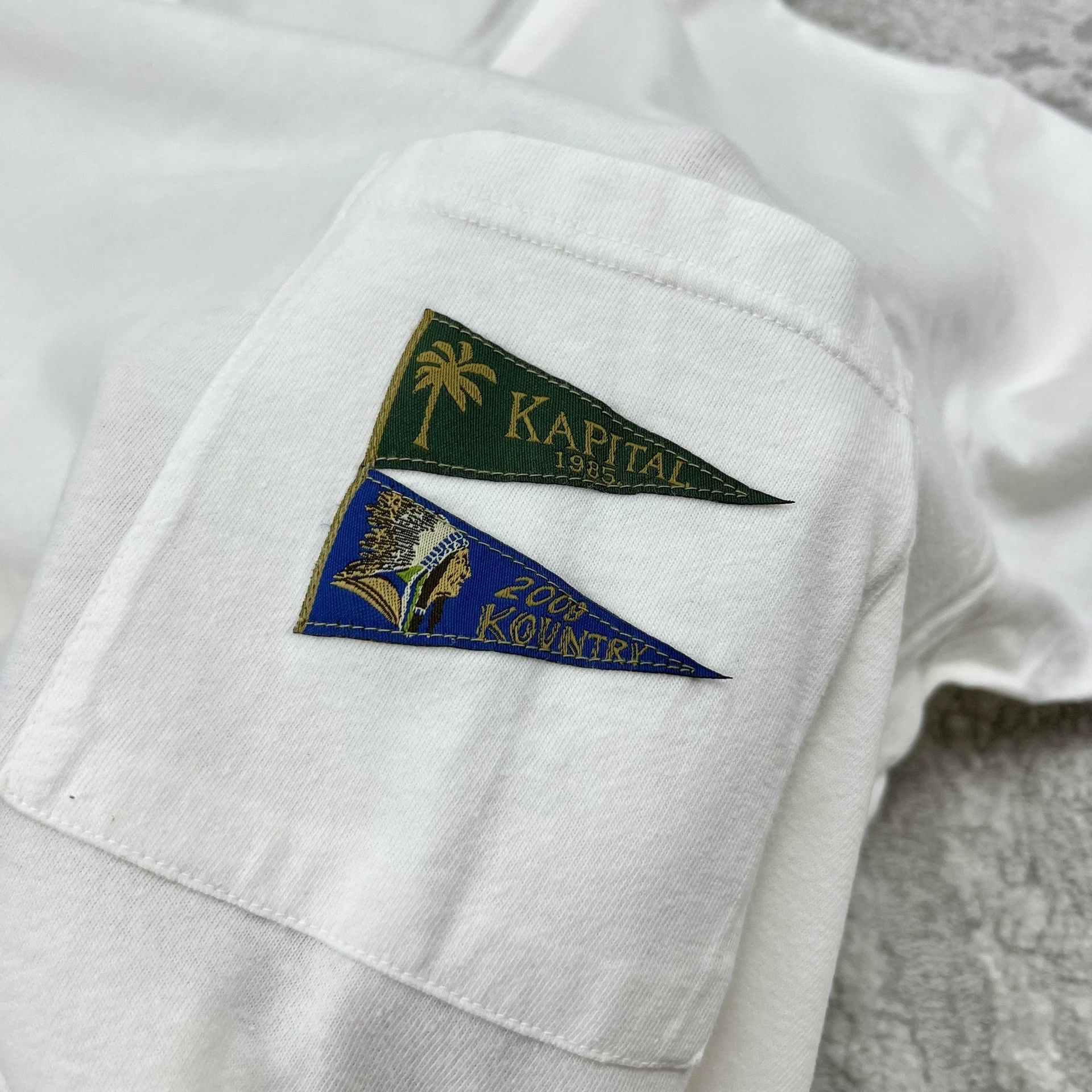 Kapital kapital Hirata and Hiro Three Flags short-sleeved T-shirt Size US XXL / EU 58 / 5 - 2 Thumbnail