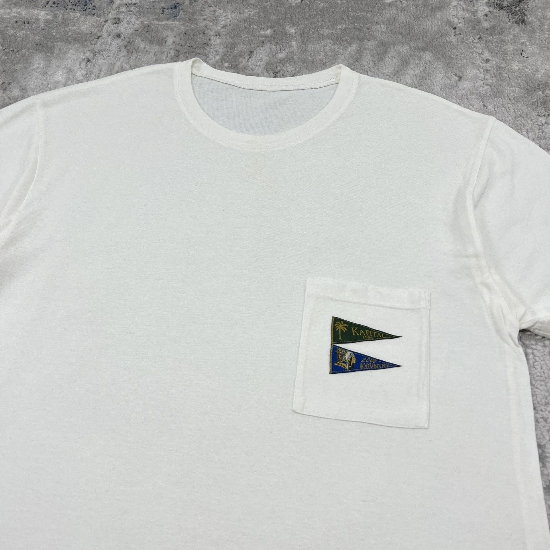 Kapital kapital Hirata and Hiro Three Flags short-sleeved T-shirt Size US XXL / EU 58 / 5 - 5 Thumbnail