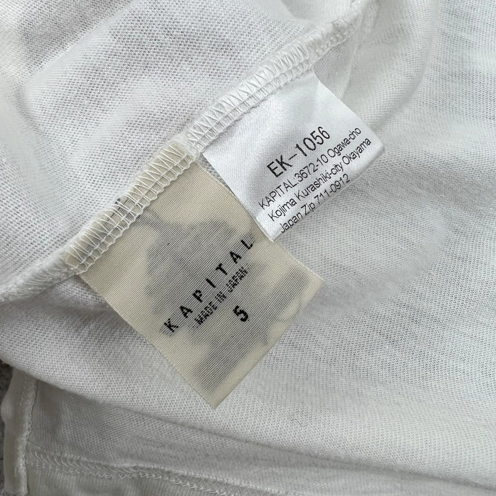 Kapital kapital Hirata and Hiro Three Flags short-sleeved T-shirt Size US XXL / EU 58 / 5 - 6 Thumbnail